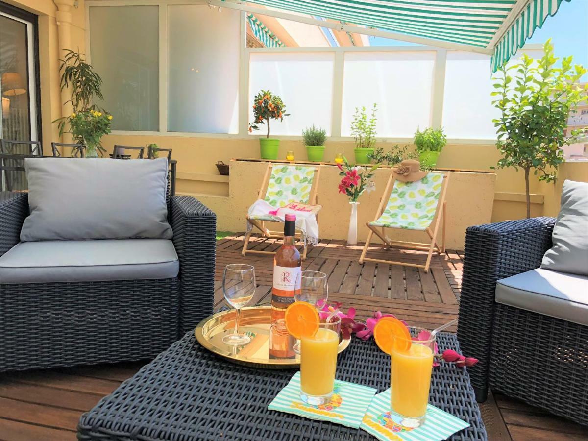 Appartement Cosy Calme Central-Terrasse Proche Palais Cannes Exterior foto