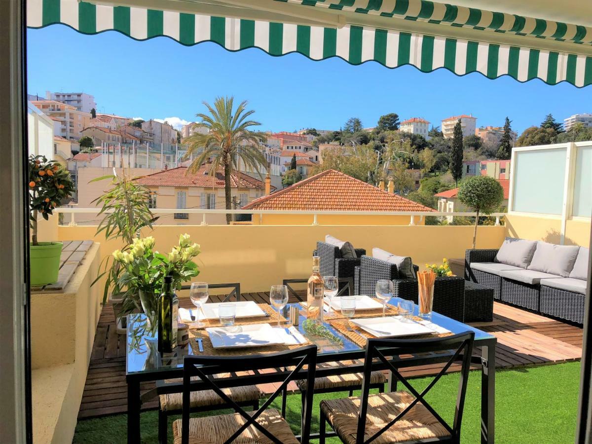 Appartement Cosy Calme Central-Terrasse Proche Palais Cannes Exterior foto